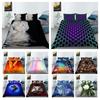 Flower Pattern Duvet Cover Set Style Gamepad Pattern Bed Set Home Textiles Man Woman King Size Bed Clothes