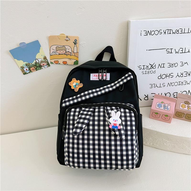 Adorable Cartoon Animal Nylon Preschool Backpack For Boys And Girls Ages 3-5