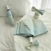 Women's Sea Salt Blue Gradient Automatic Sun & Rain Umbrella with Anti-UV Protection