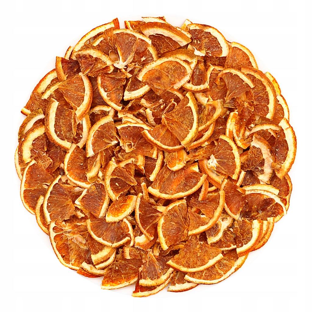 Suszone Pomarańcze w plastrach - 100g Jadalne