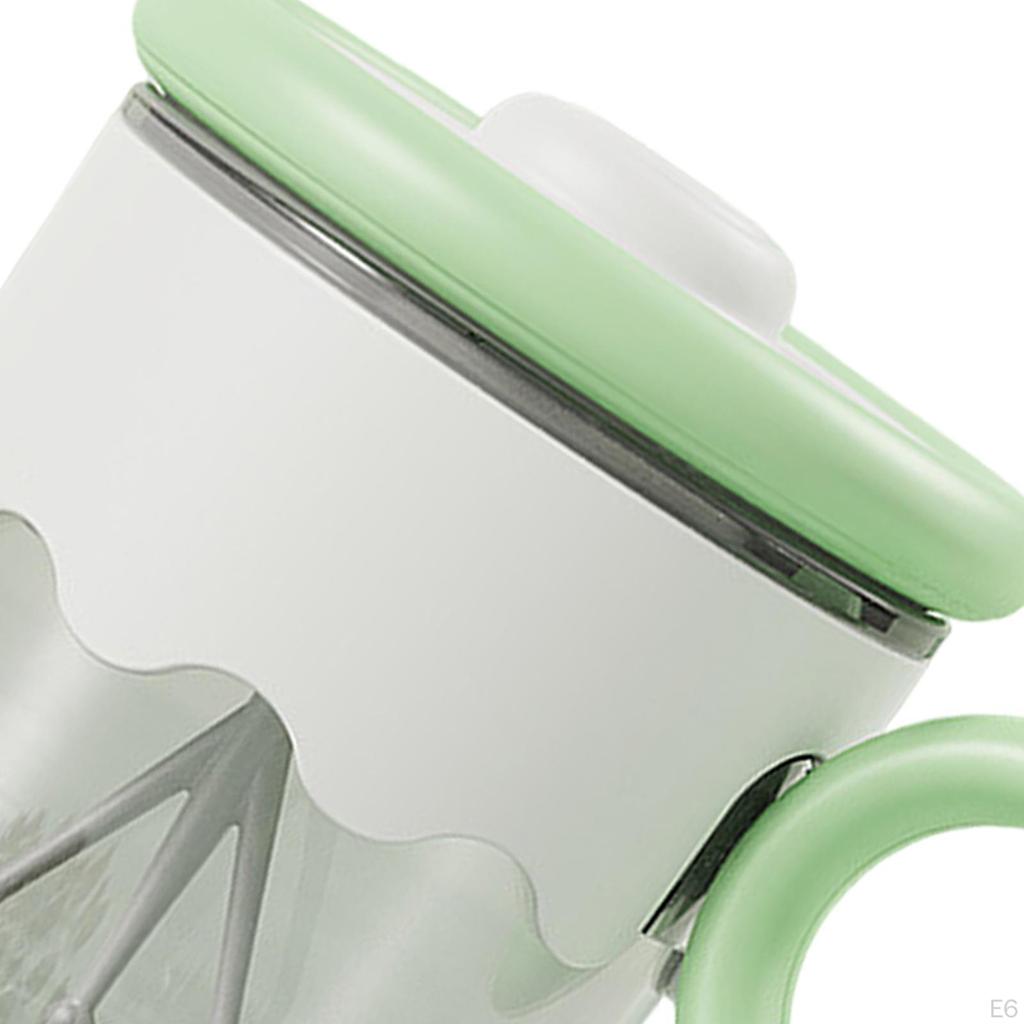 With Lid, Automatic , 400ML Lightweight for Protein Powder, Coffee, Kitchen