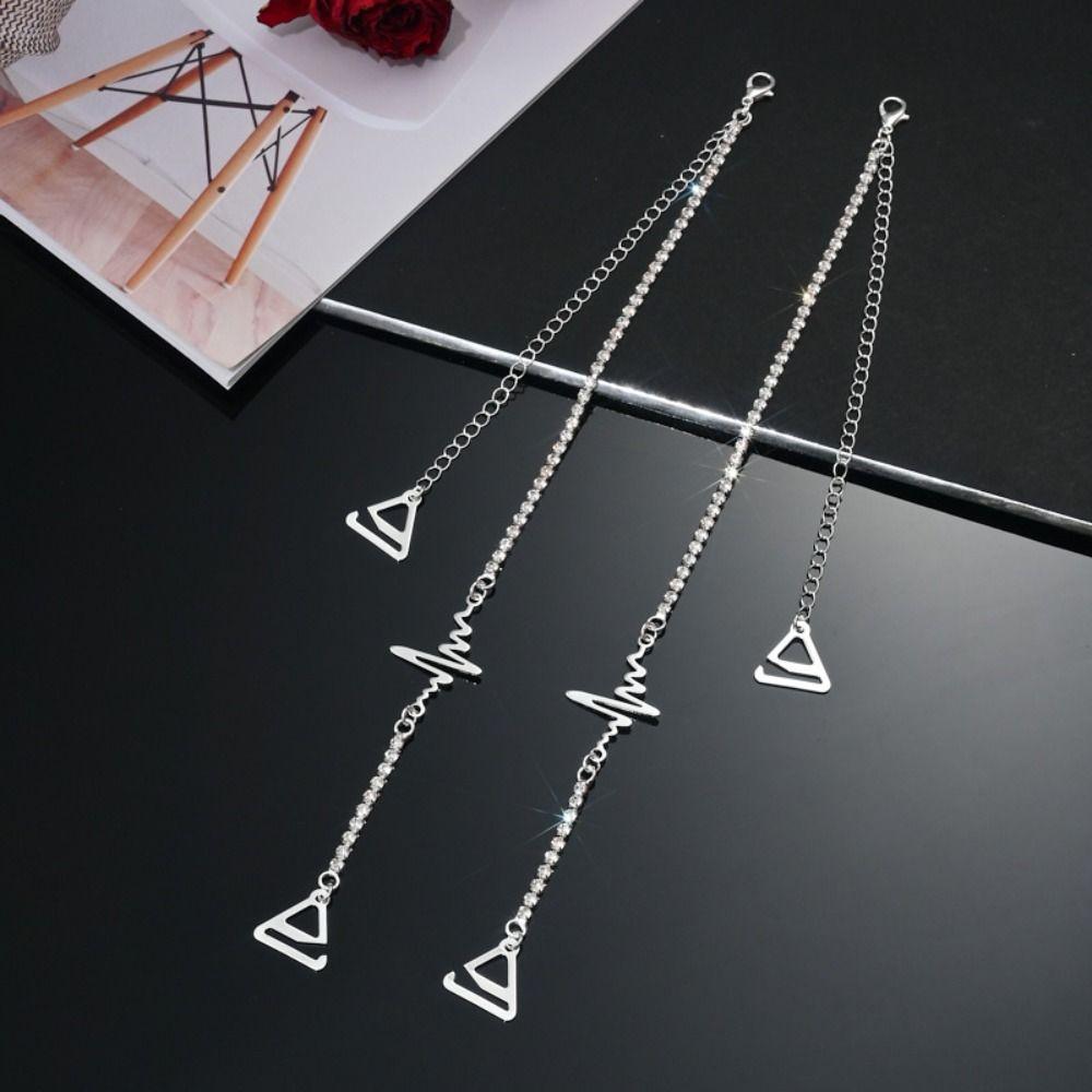 Non-Slip Rhinestone Bra Straps Sexy Off-the-shoulder Adjustable Bra Shoulder Belts Removable Decorative Underwear Shoulder Strap