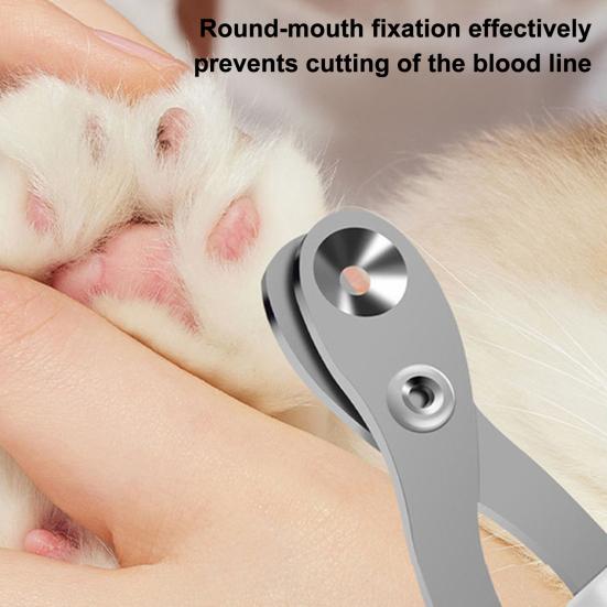 Yousheng Pet Nail Clipper Sharp Stainless Steel Blades Nail Cutter Safe Cat Nail Trimmer with Anti-Slip Handle for Dogs Cats Small Animals