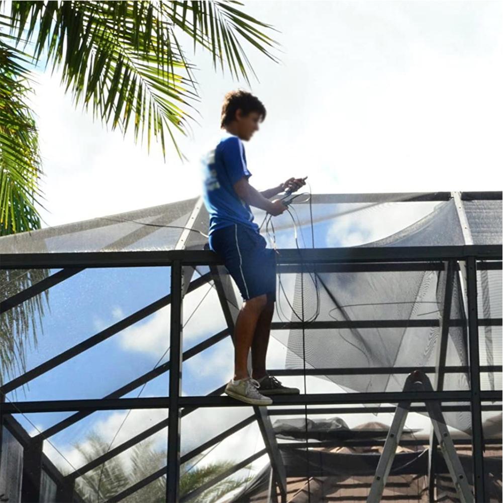 Standard Size Window Screen Mesh Roll Suitable for Common Window Dimensions and Small to Medium Screen Door Replacement Projects