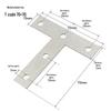 90° TL Type Cold-Rolled Steel Angle Iron Shelf Support Connector