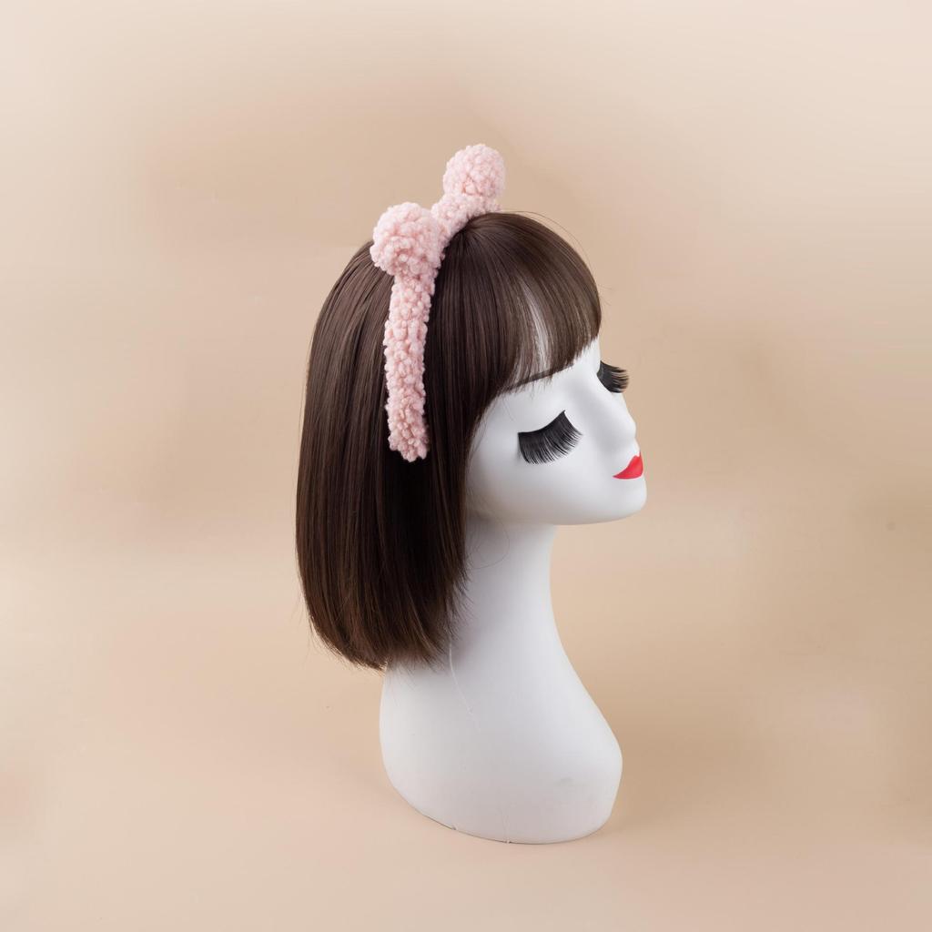 Stylish Autumn & Winter Plush Headband: Versatile Hair Accessory for Girls