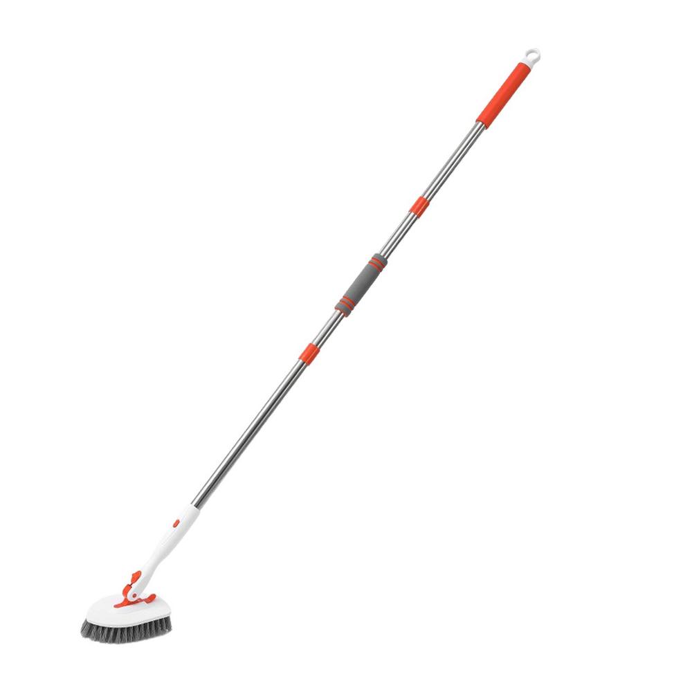 4 in 1 Household bathroom long handle brush multi-purpose Tile Scrubber for floor wall ceramic tile Stiff Bristle cleaning tools