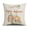 New Pumpkin Maple Leaf Autumn Thanksgiving Pillow Ins Nordic Linen Cushion Cushion Cover Home Products