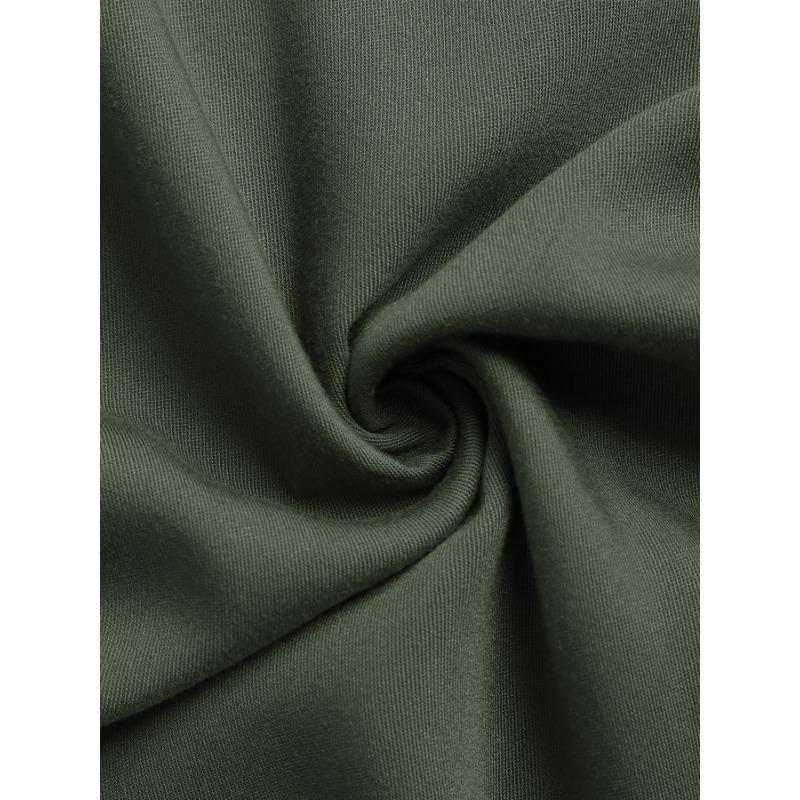 Rochie de vară MIDI pentru femei, cu crăpături, culoare solidă, fără mâneci, cu guler rotund