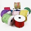 Polyester Leaf Lace for DIY Clothing, Jewelry, Wreath, and Rattan Bag Decorations
