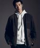 Shift G Cotton Logo Point Overfit Hoodie Light Gray