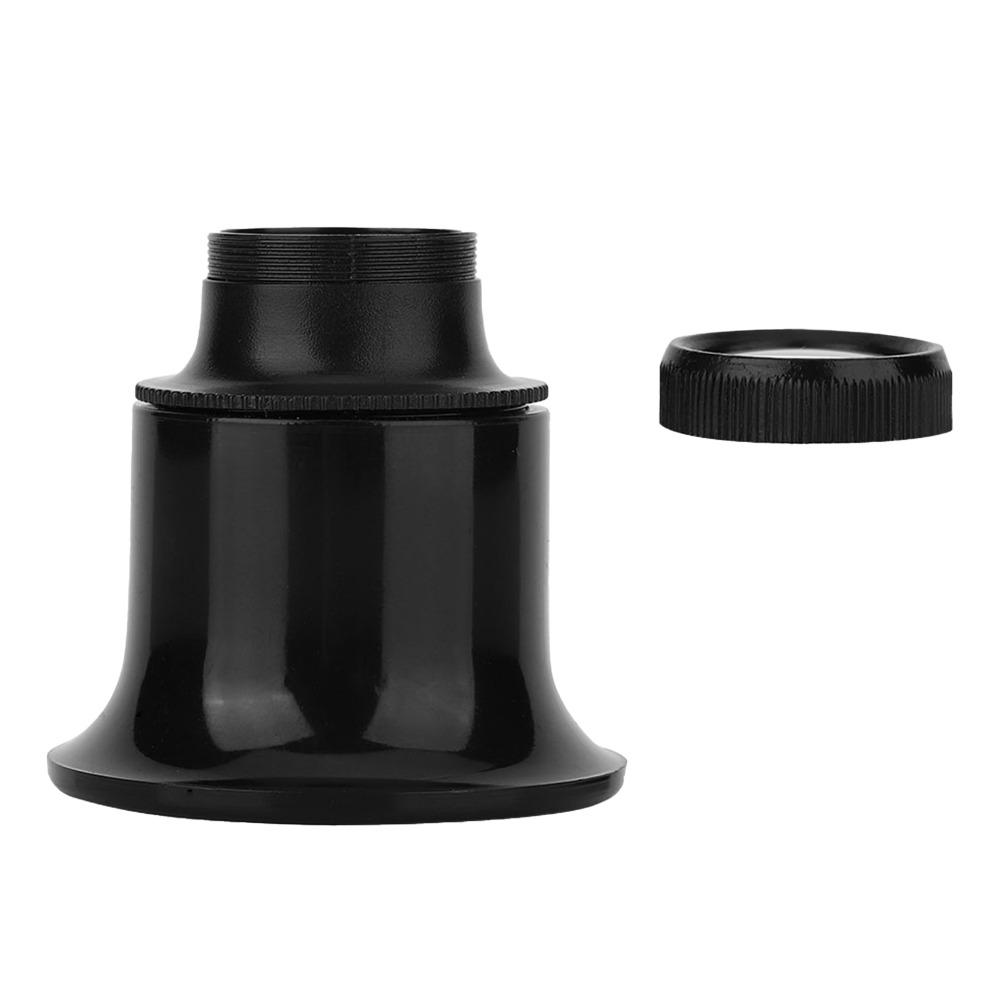 Plastic Shell Eye Magnifier Loupe Black Color Magnifier Lens Portable Jeweler Loupe  Jeweler Work