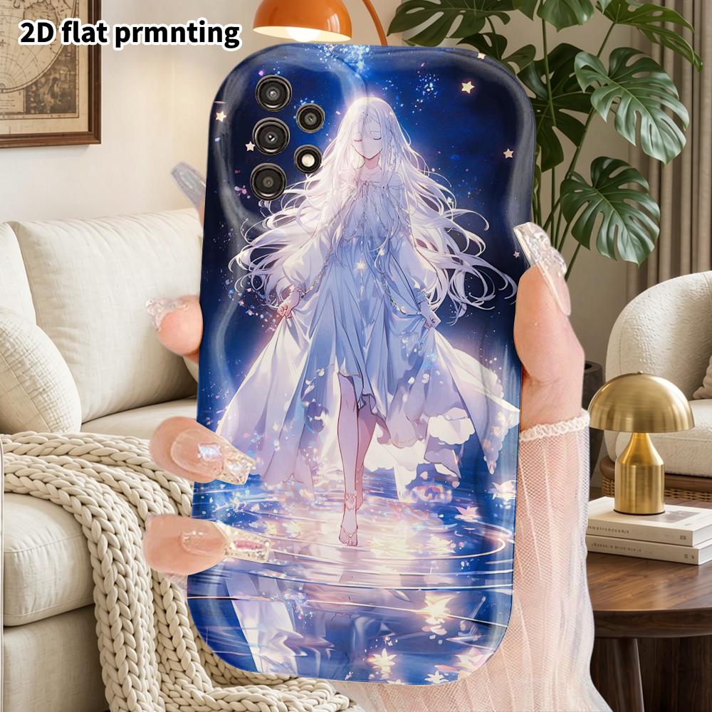 Phone Case: 2D Flat Samsung Galaxy A34 A35 M05 M06 S20 S22 S21 FE Plus 5G Protective Case, Couple Style, Stardust Girl, Christmas and Halloween Gift