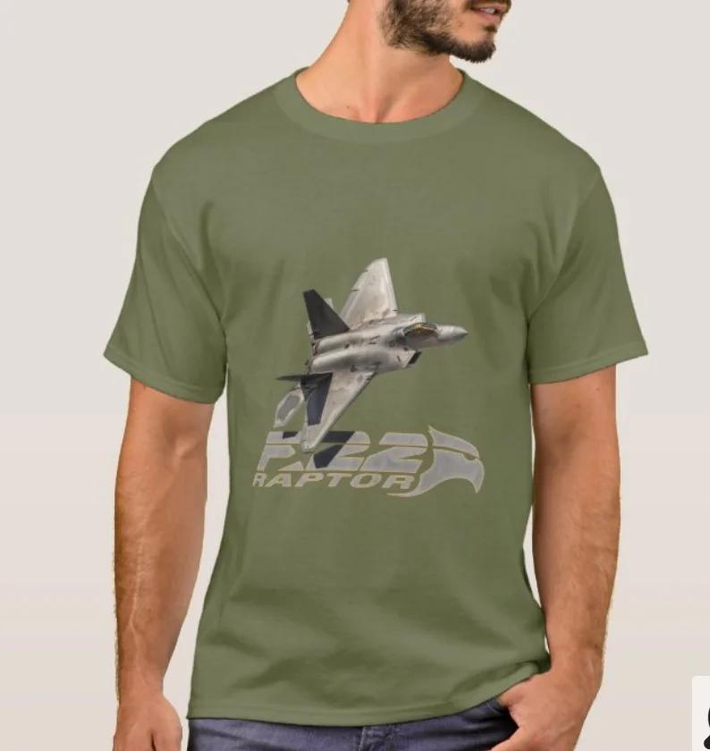 F22 Raptor Stealth Fighter TShirt Summer Cotton Short Sleeve ONeck Mens T Shirt New S3XL