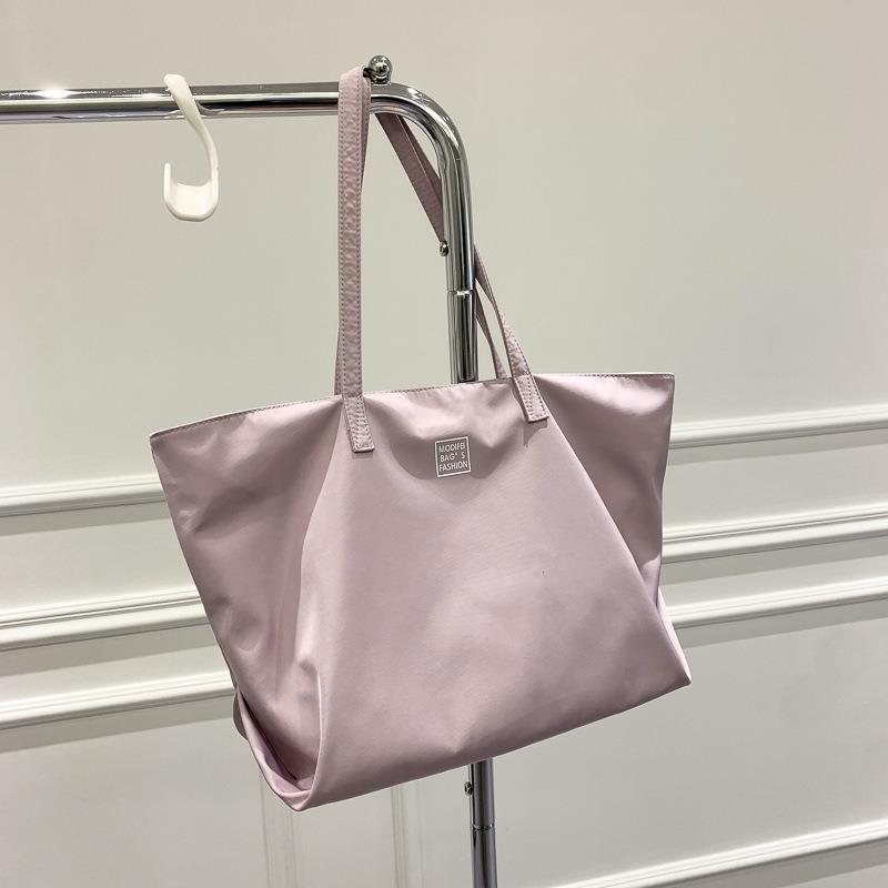 Pendlertasche fürs Klassenzimmer, Canvas-Tasche, wasserdicht, Nylontasche, große Tasche, lässig, Damen, großes Fassungsvermögen, Umhängetasche