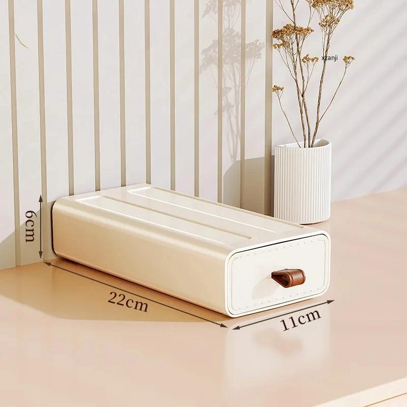 Desktop Storage Box Stackable Office Desk Drawers Organizer and Accessories For Make Up Beauty Supplies Vanity Bathroom