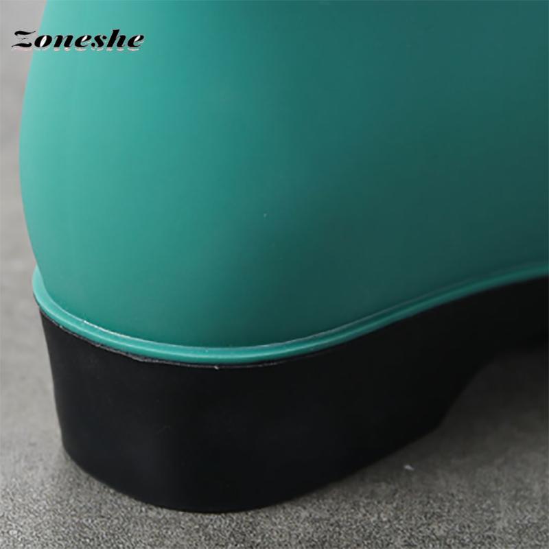 Wasserdichte Regenstiefel für Damen, Regenstiefel, koreanische wasserdichte Schuhe, Damenstiefel mit mittlerer Wade