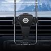 Gravity Car Air Vent Clip Mount Mobile Cell Stand Smartphone GPS Support For Nissan X-trail Almera Qashqai Tiida Car Accessories