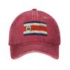 Flag of Costa RicaPatriotic Gift Baseball Cap Custom Cap Ball Cap Sunscreen Foam Party Hat For Women  Unisexs