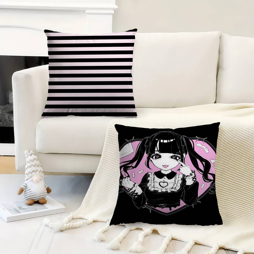 Anime Jirai Kei Desen Animat Design Frunză de Arțar Husa Pernă Decor Recoltă Fericită de Toamnă Decor de Sărbătoare Husa Pernă
