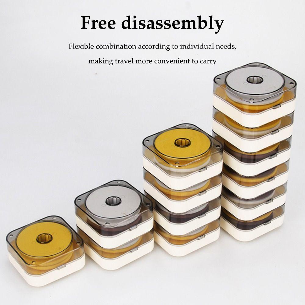 1Pcs Closed Fishing Main Line Box 2-6 Spindle Line Storage Box  Fishing Accessories