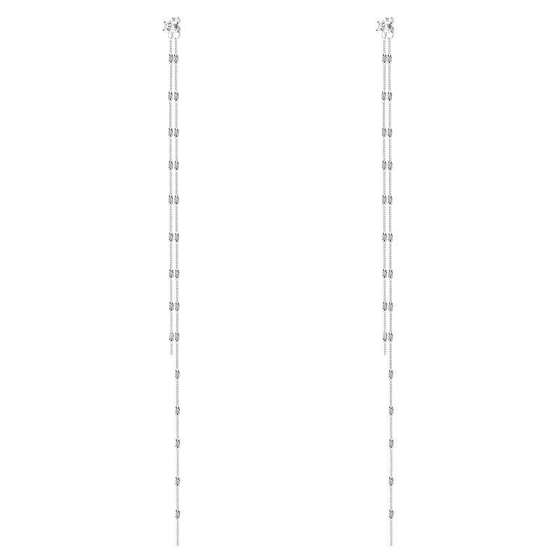 

Универсальный, показывающий лицо маленький корейский темперамент с длинными кисточками и пайетками для женщин, новый стиль, модный