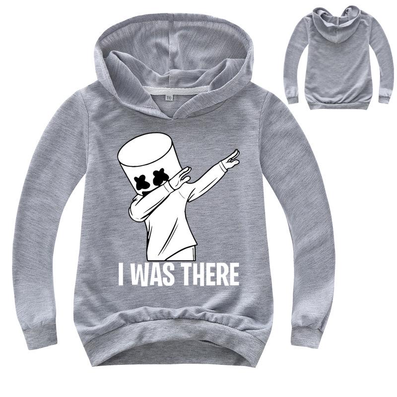 Neue Kinder Frühling Herbst 2 Teile Mode Dj Marshmellow Kinder Kapuzenpullover Pullover+Hosen Sets 3-13 Jahre Jungen und Mädchen Trainingsanzug Kleidung