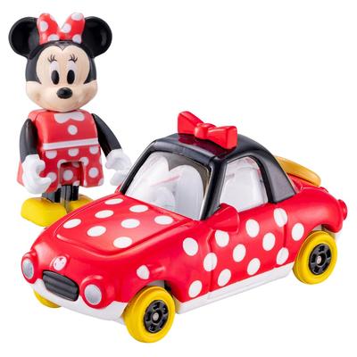 TAKARA TOMY Tomica Dream Tomica 182 Disney Motors Poputo Minnie Mouse Miniature Car Toy for Ages 3 and Up No.