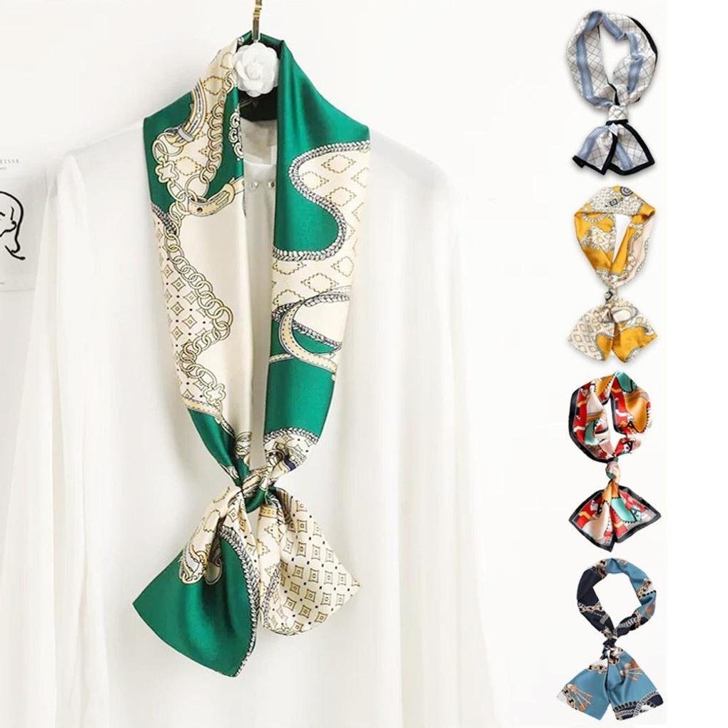 Collection of 22 Women's Petite Rectangular Silk Scarves