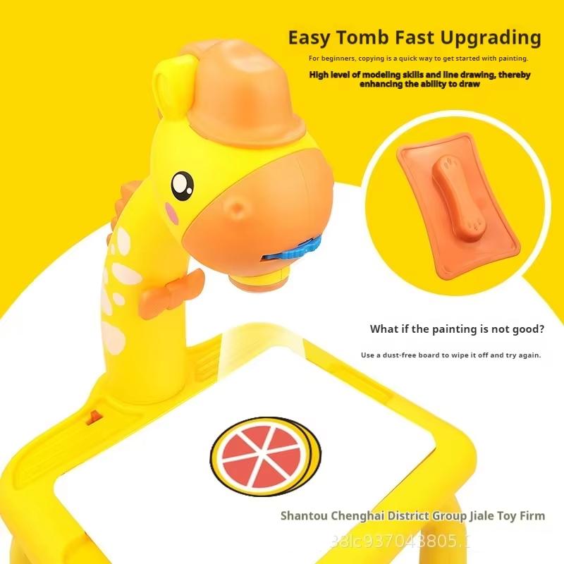 Electric Deer Projection Drawing Board Multi-Functional Writing Board Learning Drawing Can Erase Coloring Educational Toys