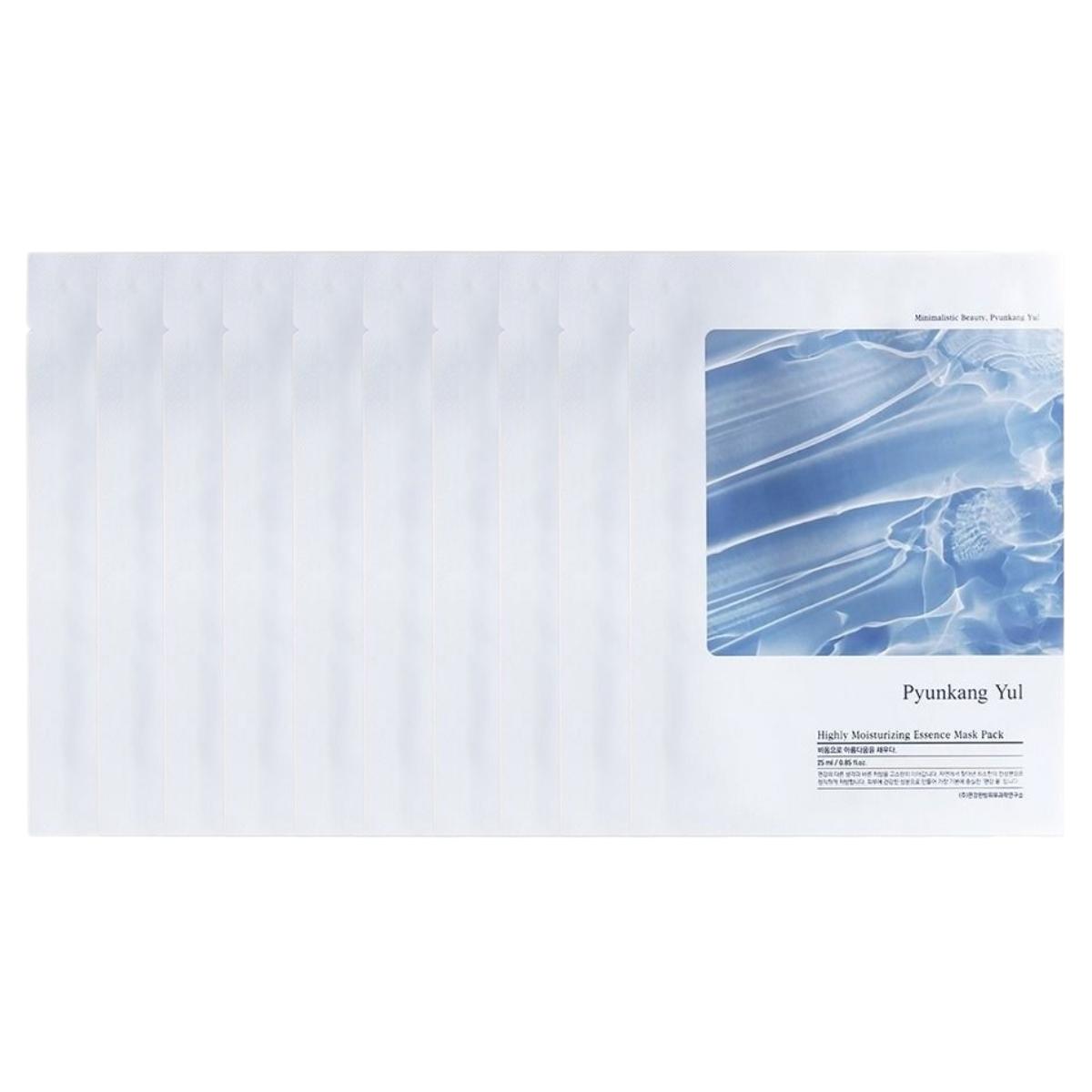 

Pyunkang Yul Highly Moisturizing Essence Mask Pack Deep Hydration & Barrier Care (10 Sheets)