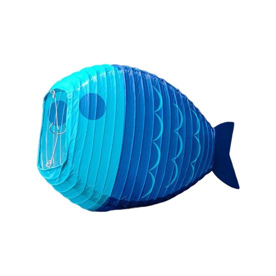 

Cartoon Lantern Decorative DIY Ocean Creature Fish Shape Paper Lantern Courtyard Decor синий