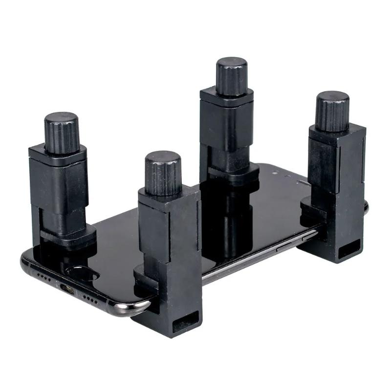 1/4 Pcs Adjustable Black Clip Fixture Clamp Mobile Phone Repair Tools LCD Display Screen Fastening Clamp Clip Phone Repair Tools