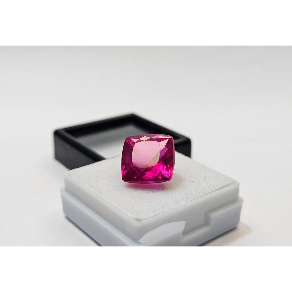 Beautiful Sapphire Pink Color Natural Cushion Cut 10-11 Ct Certified Gemstone