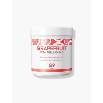 G.INE SKIN Grapefruit Vita Peeling Exfoliating Toner Pad mit großer Kapazität, 1 Packung, 100 Stück