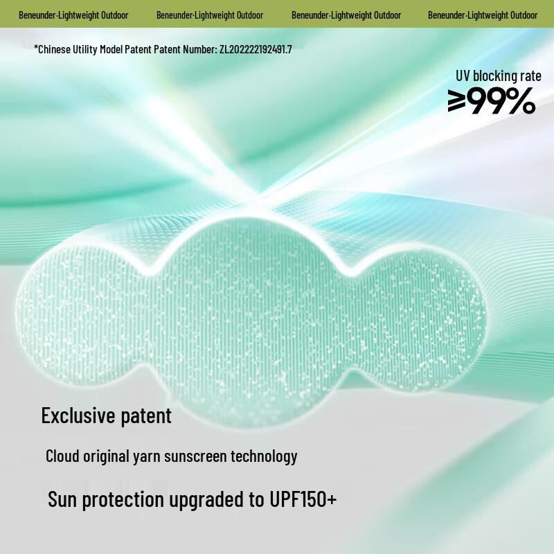 beneunder Women's Blush Sun Protection Face Mask