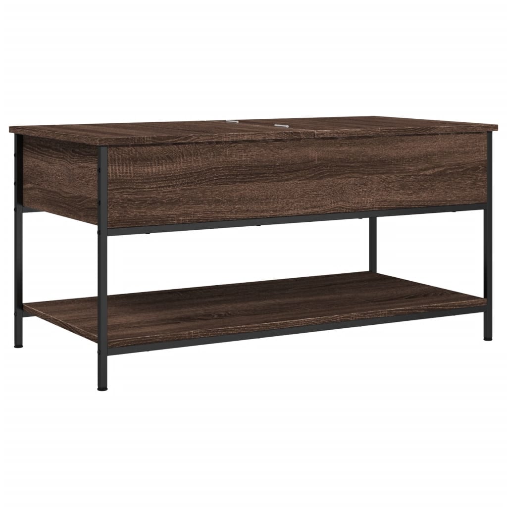  Coffee Table, Brown Oak, 100x50x50 Cm