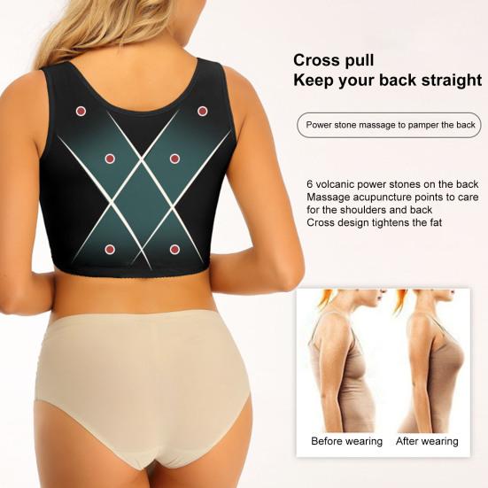 Women Shapewear High Elasticity Bust Lifting Adjustable Short/Long Sleeve/Sleeveless Body Shaper for Daily Wear