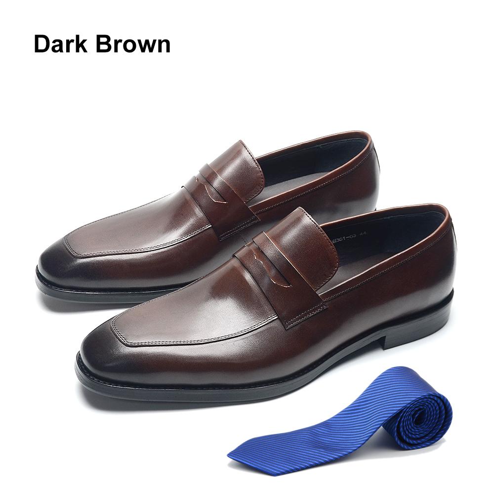 

Роскошные мужские пенни-лоферы из натуральной коровьей кожи высокого качества, мужские туфли для платья, коричневые, черные, мокасины, свадебные, деловые туфли, мужские 45 темно-коричневого