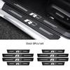 Car Door Sill Protector Sticker Threshold Non-slip Pad Mat For VW GTI Rline Polo Golf 6 7 Passat CC Tiguan Arteon T-ROC Scirocco Zr8