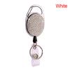 Retractable Keychain Badge Reel Clip Name Id Card Belt Keyring Bag Chain Clip