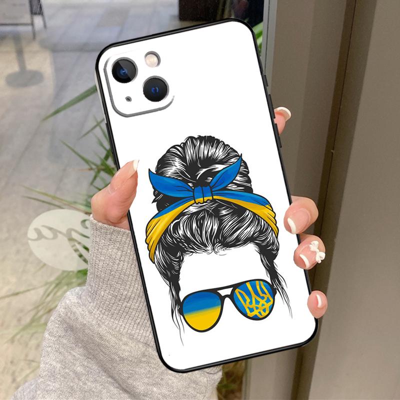 Ukrainian Flag Case For iPhone 17 Pro Max 16 14 13 12 11 15 Pro Max Plus 12 13 Mini 16e 17 Air Back Cover