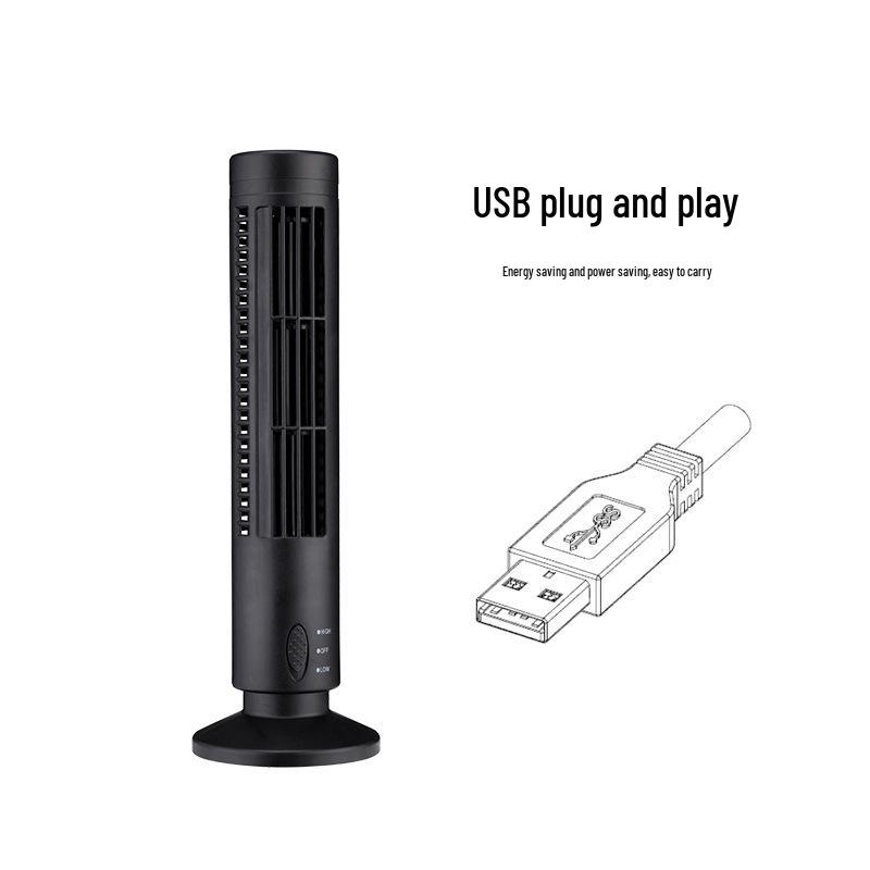 USB Turmventilator: Blattloser Vertikaler Klimaanlagenventilator
