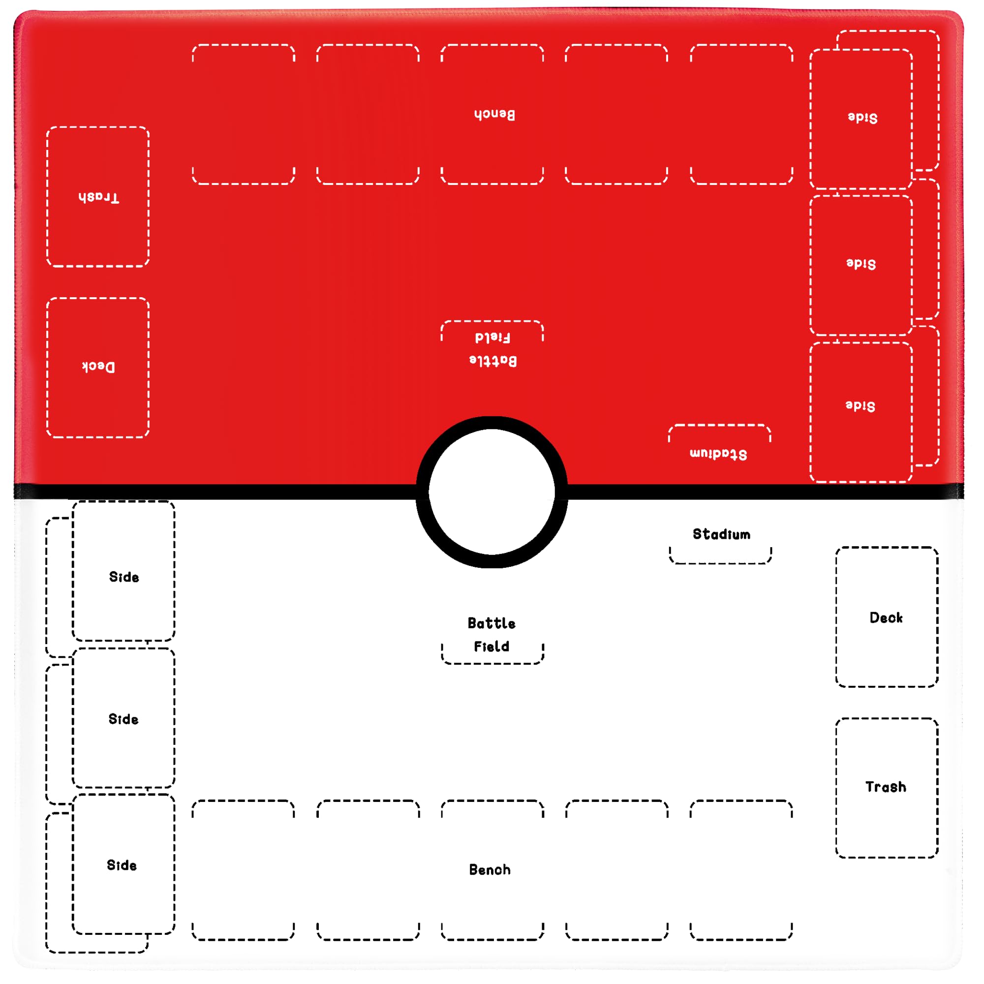 

OTOlife Полностью прошитый резиновый игровой Легкий и удобный для детей Включает хранение Подходит для карты 60x60см и белого коврика, Переноска, Нескользящий, Сумка,