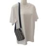 Dior  2ESBC265YSE-H05E Shoulder Bag Navy/beige canvas/leather Women