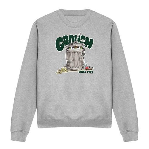 Sesame Street Unisex Adult Since 1969 Oscar The Grouch Sweatshirt