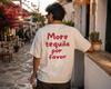 Mais Tequila Por Favor Camiseta e camiseta infantil, Camiseta Fiesta Tingida na Peça, Camiseta Unisex para Férias no México e camiseta infantil
