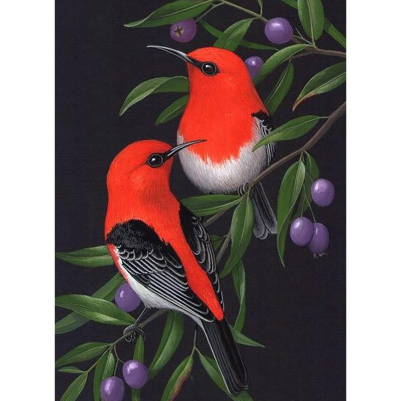 Full Square Diamond Painting Parrot Animals Bird Mosaic Diamond Embroidery Scenery Cross Stitch Home Decoration New Year Gift