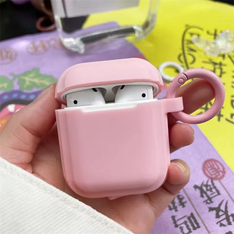 Jednoduché měkké tekuté silikonové pouzdro pro AirPods 4 3 bezdrátová Bluetooth sluchátka ochranný kryt pro Apple airpods Pro3 2 1 Funda