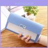 Wholesale 2023 New Korean Style Ladies Wallet Long Three-fold Wallet With Button Multiple Card Slots Coin Pocket